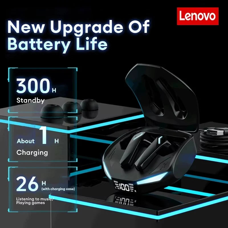 Wireless Gaming Earbuds With LED Display & Low Latency