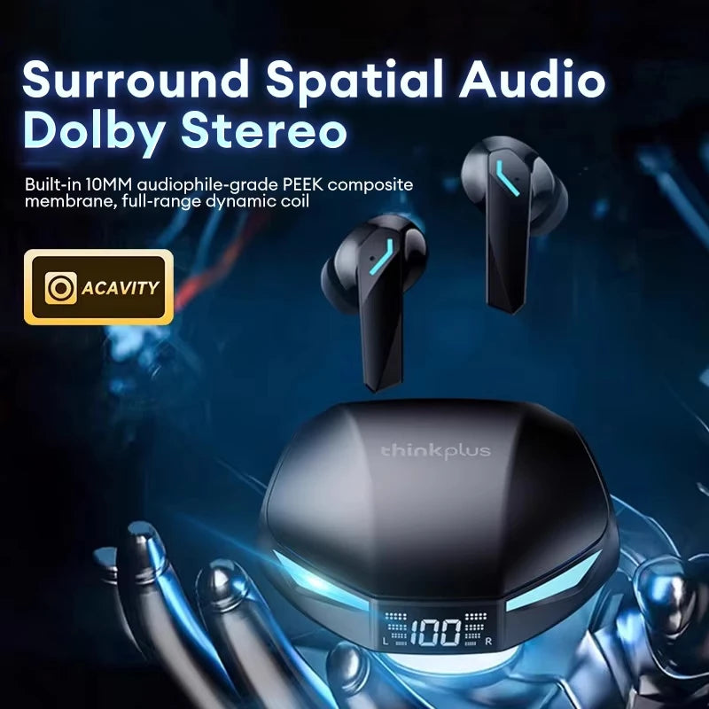 Wireless Gaming Earbuds With LED Display & Low Latency